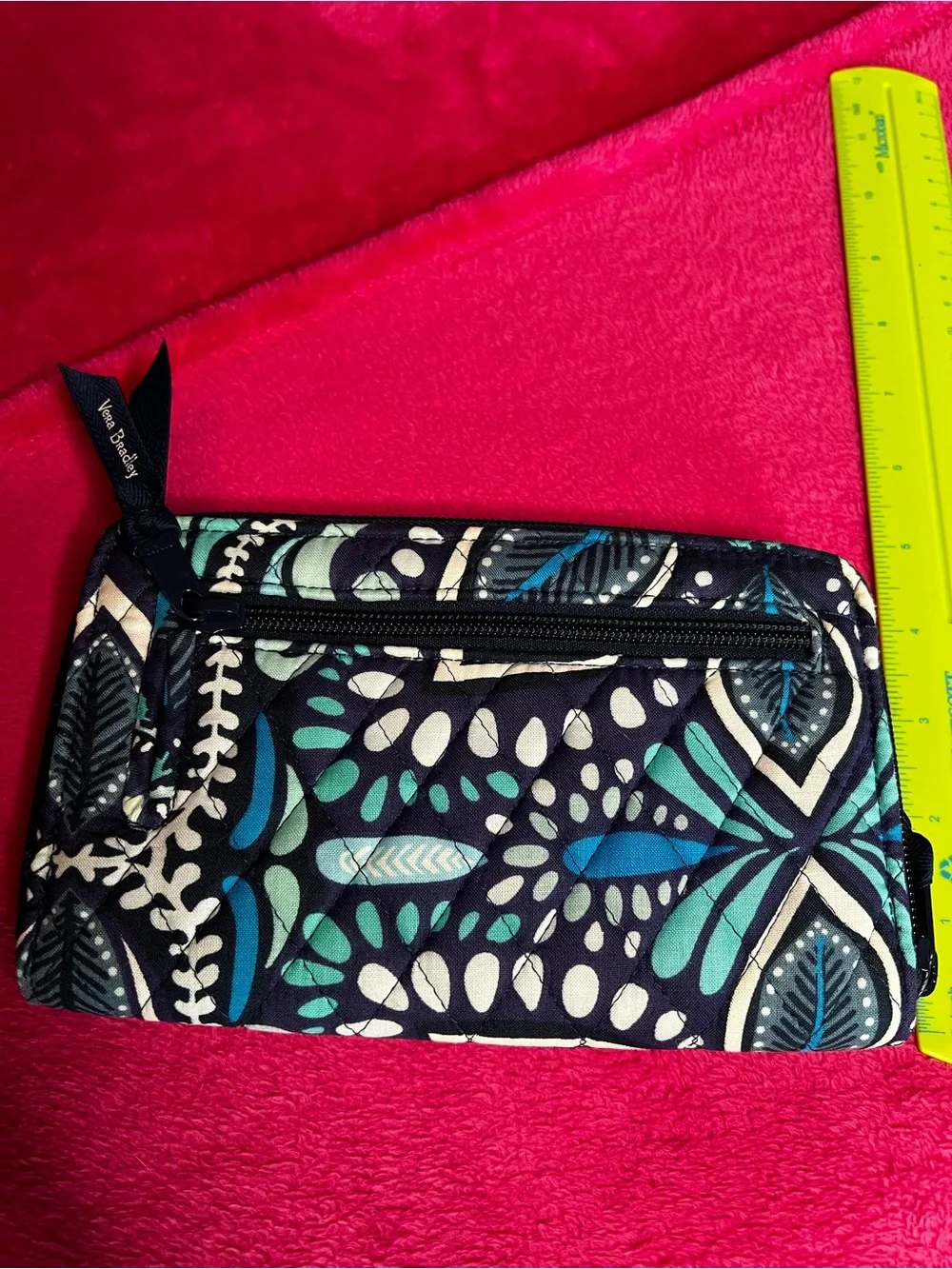 Blue Island Medallion Turnlock Wallet- Vera Bradley 2020 - Picture 5 of 7